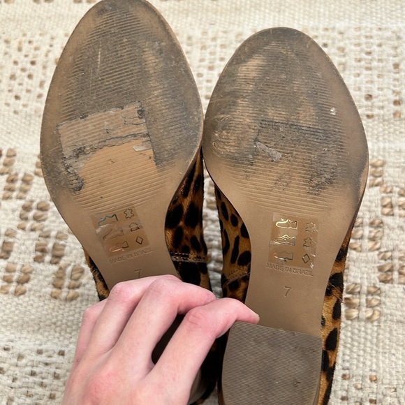 Madewell Regan Boot Leopard Calf Hair Booties size 7 - Picture 5 of 5